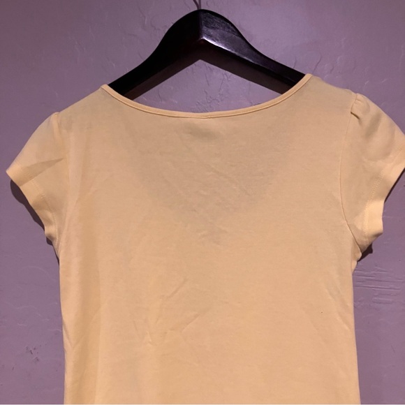 Upfashion Yellow Cap Sleeve Cotton Dress EU 36 US Size 6 - Picture 11 of 12